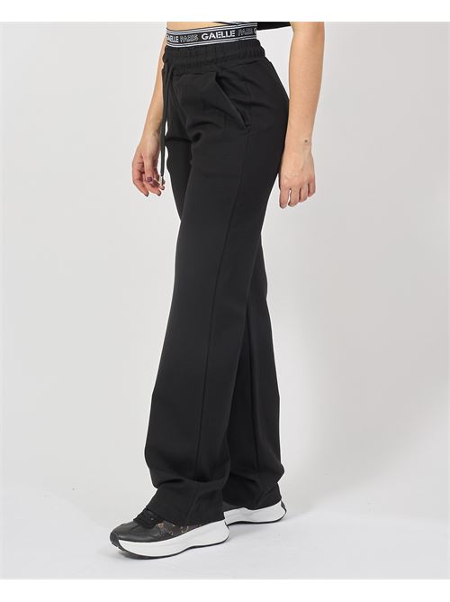 Pantalon femme Gaelle Paris avec élastique griffé GAELLE PARIS | GAABW03851NE01